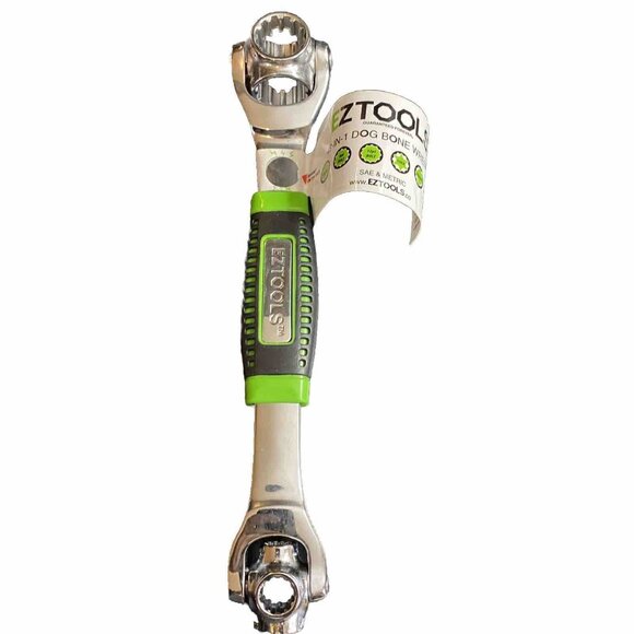 NEW with Tags  EZ TOOLS 48 in 1 Dog Bone Wrench SAE & Metric Multi-Tool-NEW - Picture 1 of 8